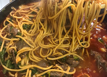 Mie Gomak Spaghetti Orang Batak