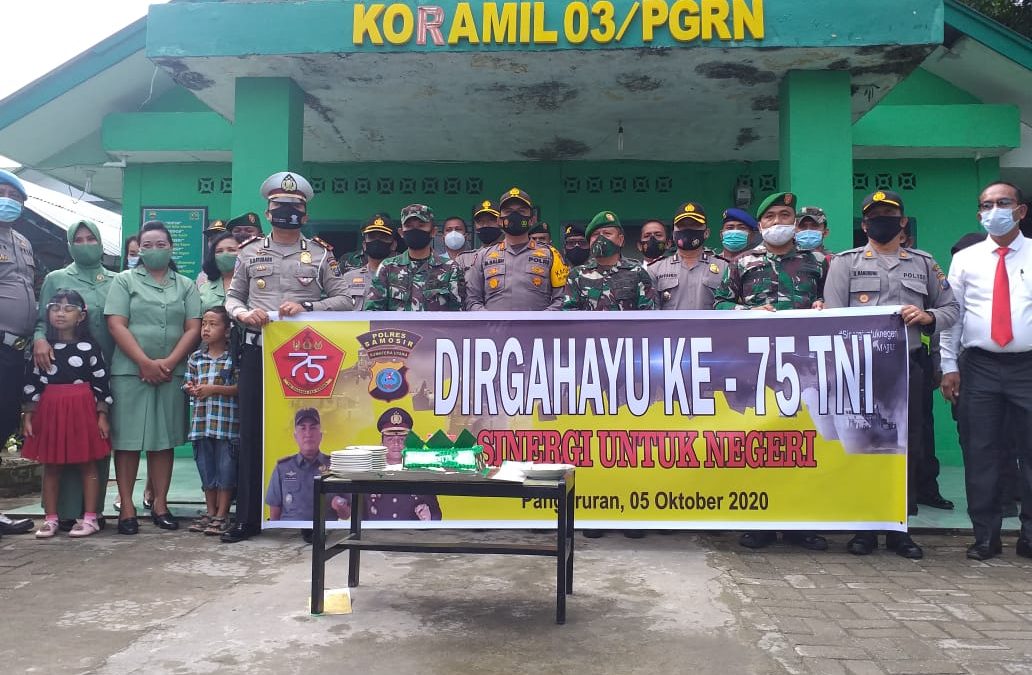 Surprise Dirgahayu TNI Yang Ke 75 di Kabupaten Samosir