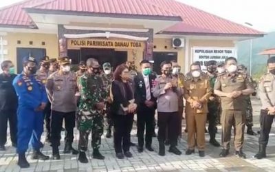 Peresmian Markas Komando Polisi Pariwisata Di Danau Toba Berjalan Lancar