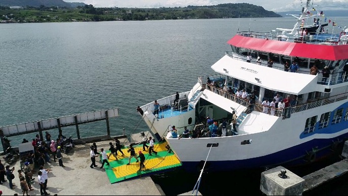 KMP Porapora Jurusan Balige – Onan Runggu, Mulai Dipadati Penumpang