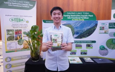 Demi Selamatkan Danau Toba, Siswa SMA Sulap Eceng Gondok Jadi Pupuk