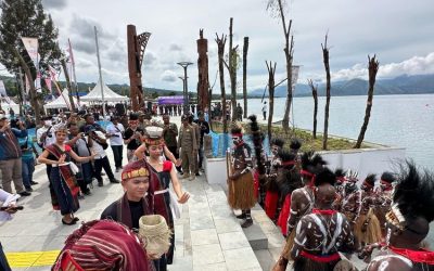 Totem Kamaro Diresmikan, Bukti Lambang Persahabatan Suku Kamaro Dan Suku Batak