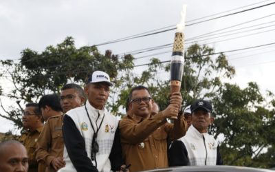 Pemkab Toba Terima Kirab Api PON XXI Aceh – Sumut